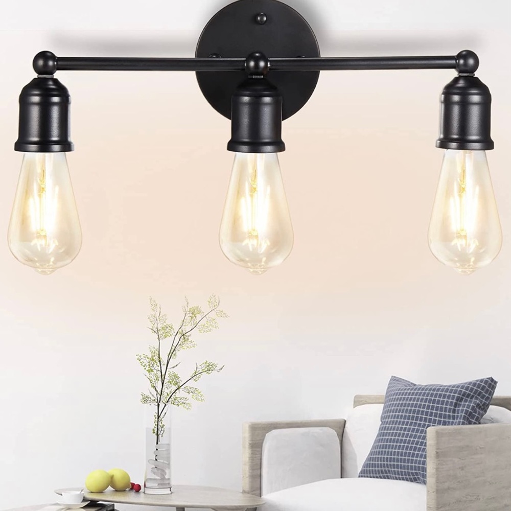 3-light bulb fixture
